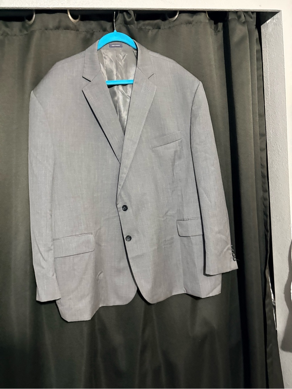 Stafford Big & Tall  Light Gray 3 Piece Suit